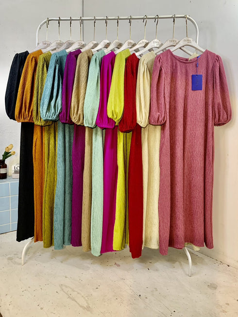 Tira Free Size Ballon Sleeves Dress
